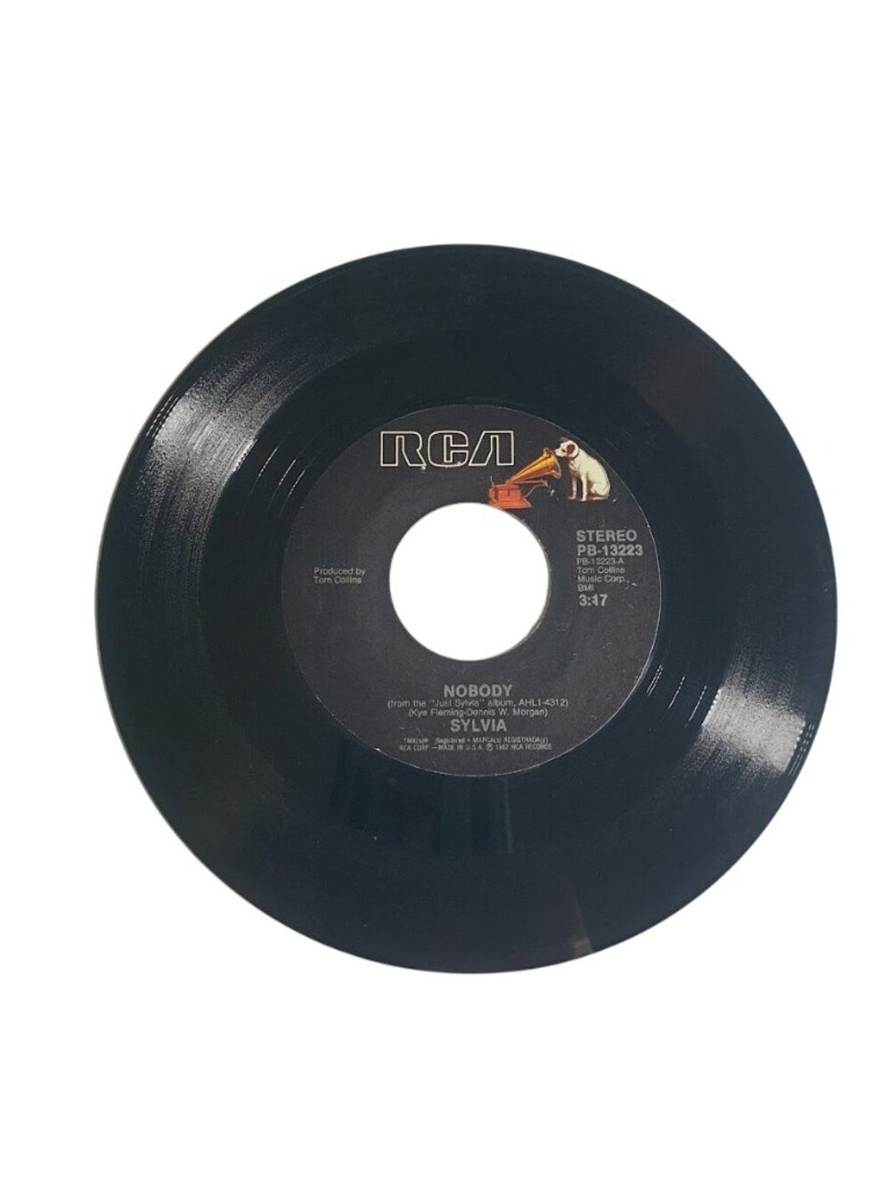 Sylvia Nobody RCA 45 RPM Vinyl Record 1982 13223 I’ll Make It Right With You